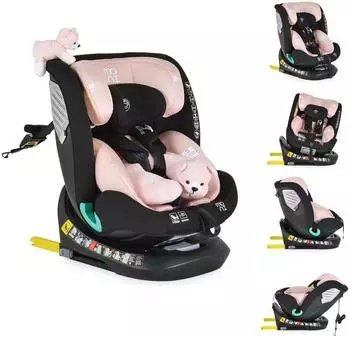 Moni Serengeti i-Size Kindersitz 40-150cm Isofix, rosa (111037)