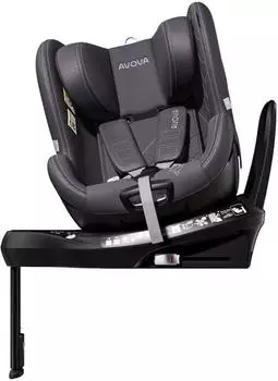 Avova Alera X1 Reboarder-Kindersitz 360° drehbar, polar grey/silver (A1120036)