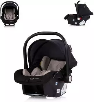 Chipolino Amore i-Size Babyschale Gruppe 0+ (0-13kg), schwarz (STKAM02601NO)