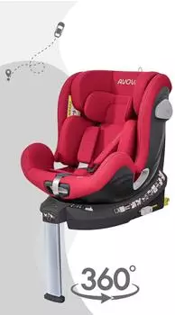 Avova Swan-Fix i-Size Reboard-Kindersitz, maple red