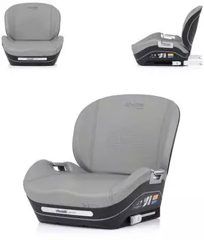 Chipolino Genesis Smart Sitzerh&ouml;hung i-Size 125-150cm, ISOFIX, K&uuml;hlung/Heizung, grau