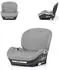 Chipolino Genesis Smart Sitzerhöhung i-Size 125-150cm, ISOFIX, Kühlung/Heizung, grau
