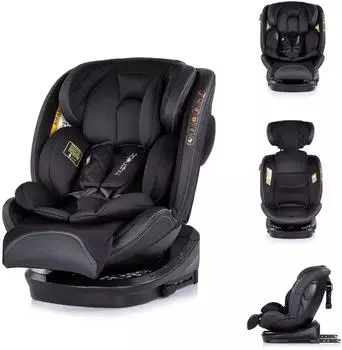 Chipolino Hypnotic i-Size Kindersitz (40-150cm) Isofix, Top Tether, schwarz