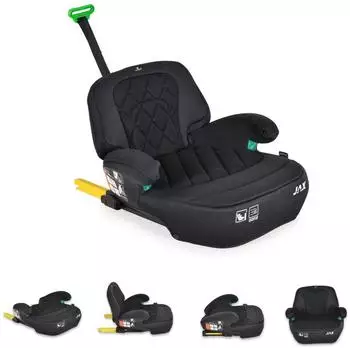 Cangaroo Jax Sitzerhöhung i-Size 125-150cm, Isofix, schwarz (111397)