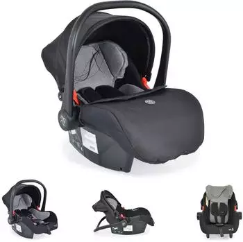 Moni Multi i-Size Babyschale Gruppe 0+ 40-87cm grau (111282)