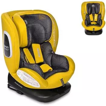 Lorelli Phoenix i-Size Kindersitz 360&deg; drehbar, Gruppe 0+/1/2/3, gelb (40-150cm)