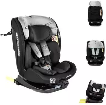 Moni Vamos i-Size Kindersitz 40-150cm Isofix, grau (112320)
