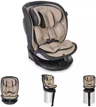 Lorelli Estate i-Size Kindersitz 360&deg; drehbar, Isofix, 0-36kg, 40-150cm