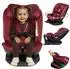 Lionelo Bastiaan RWF i-Size Kindersitz 0-36kg, 360° drehbar, ISOFIX (LO-BASTIAAN RWF I-SIZE RED BURGUNDY)