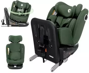 Lorelli Auriga Kindersitz i-Size 40-150cm, Isofix, Anti-Rebound-Stange, gr&uuml;n