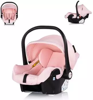 Chipolino Aura Babyschale i-Size Gr. 0+, 40-85cm, rosa (STKAUR02506PM)
