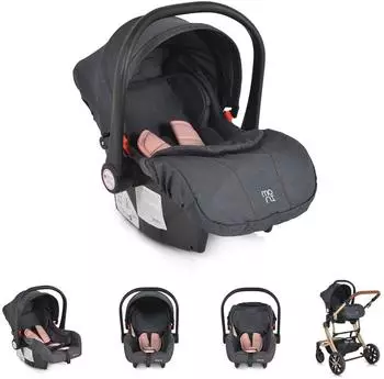 Moni Trio i-Size Babyschale 40-87cm, rosa (111345)