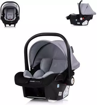 Chipolino Amore i-Size Babyschale Gruppe 0+ (0-13kg) hellgrau (STKAM02602PL)