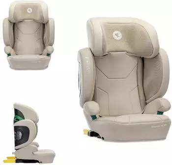 Lorelli Growgo Kindersitz i-Size 100-150cm, Isofix, klappbar, beige (10072182603)