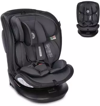 Lorelli Aviator Kindersitz i-Size 40-150cm 360° drehbar, Isofix, grau