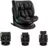 KIKKABOO i-Tour Kindersitz i-Size (40-150cm) Gruppe 0+/1/2/3, Isofix, drehbar, schwarz (31002100024)