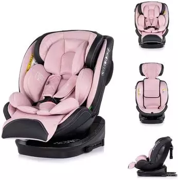 Chipolino Hypnotic i-Size Kindersitz 40-150cm Isofix, Top Tether, rosa