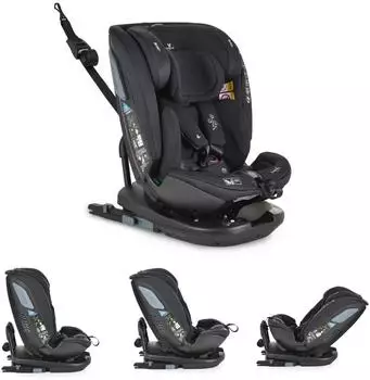 Cangaroo Gravity i-Size Kindersitz 40-150cm drehbar, Isofix, schwarz (111406)