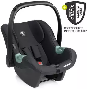 ABC Design Tulip i-Size Babyschale, ab Geburt bis 15 Monate (45-85cm), schwarz