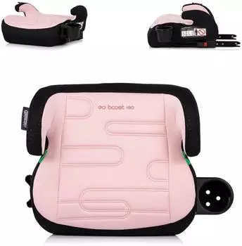 Chipolino Go Boost Kindersitzerh&ouml;hung i-Size Isofix, rosa (125-150cm)