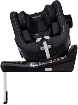 Recaro Toron 1 Reboarder-Kindersitz 360° drehbar, i-Size, 40-105cm, schwarz (B1105001)