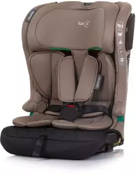 Chipolino LUX X Kindersitz i-Size 76-150cm Gruppe 1/2/3, Isofix, beige