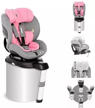 Lorelli Proxima i-Size Kindersitz Gruppe 0/1/2 (0-25kg) Isofix, rosa