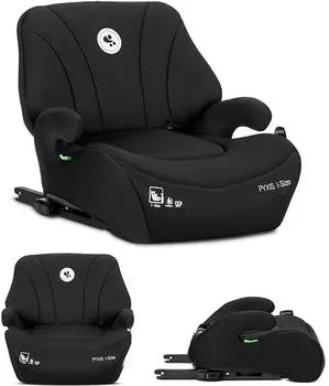 Lorelli Pyxis Isofix Kindersitzerhöhung 125-150cm, abnehmbare Rückenlehne, schwarz