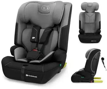 Kinderkraft Safety Fix 3 Pro i-Size grau