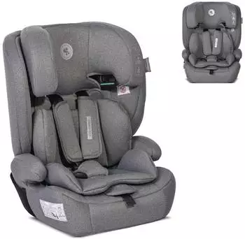 Lorelli Colombo i-Size Kindersitz 76-150cm, verstellbare Kopfst&uuml;tze, grau (10071762406)