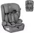 Lorelli Colombo i-Size Kindersitz 76-150cm, verstellbare Kopfstütze, grau (10071762406)