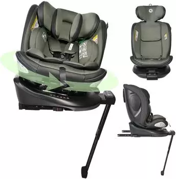 Lorelli Estate Kindersitz i-Size 40-150cm, Isofix, 360&deg; drehbar, gr&uuml;n (10071812411)