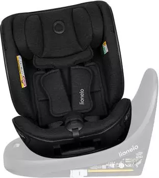 Lionelo Moxie Next i-Size Kindersitz 0-18kg, 360&deg; Drehbasis, SIP (LO-MOXIE NEXT I-SIZE BLACK CARBON)