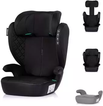 Chipolino Cyber i-Size Kindersitzerh&ouml;hung 100-150cm, h&ouml;henverstellbar, schwarz (STKCYB2601NO)