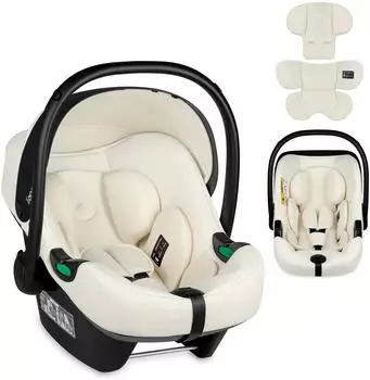 Lionelo ASTRID i-Size Babyschale Gruppe 0+, 40-87cm, beige (LO-ASTRID I-SIZE BEIGE CREAM)