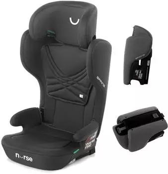 Nurse Spring Kindersitz i-Size 100-150cm, klappbar, Isofix (7053 Z12)