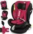 Kidiz Kindersitz Isofix i-Size R129, Gruppe 0/1/2/3, 100-150cm, bordeaux