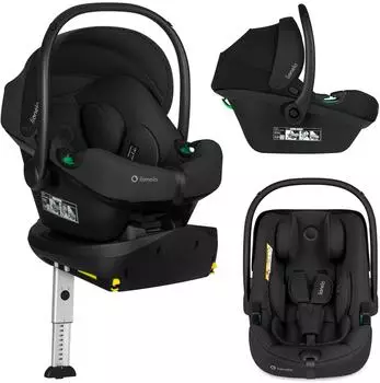 Lionelo Astrid i-Size Set Plus Babyschale mit ISOFIX-Basis 40-87cm 180° (ASTRID I-SIZE SET PLUS)