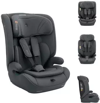 KIKKABOO i-Flow Kindersitz i-Size 76-150cm, grau (31002140018)