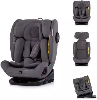 Chipolino Techno iGROW i-Size Kindersitz 360° ISOFIX, 40-150cm (STKTIG02401BN)