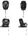 Moni Legend Kindersitz 360° i-Size, 40-150cm, grau (Legend)