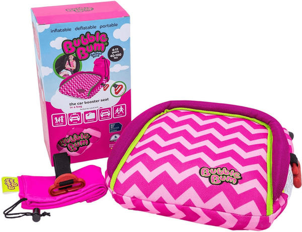 BubbleBum Faltbarer Kinderautositz Raspberry Rosa