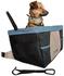 Kurgo Rover Hunde-Autositz, Inklusive Autogurt, Einfache Montage, Für Hunde bis zu 9 kg empfohlen, Schwarz/Blau