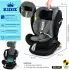 Kidiz Autokindersitz mit Isofix schwarz