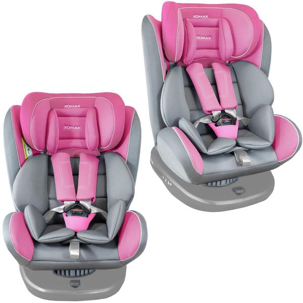XOMAX 916 Kindersitz hellgrau/rosa