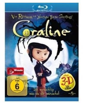 Coraline (2D- + 3D-Version des Films inkl. vier 3D-Brillen im limited Premium-Schuber) (Blu-ray)