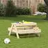 vidaXL Picknicktisch für Kinder 88x97x52cm Massivholz Kiefer (832596)