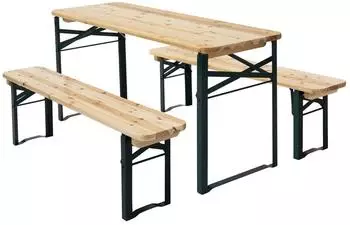 ML-Design Kinder-Sitzgarnitur Klappbar, Tannenholz, Outdoor