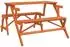 vidaXL Picknicktisch mit Bänken 2-in-1 Massivholz Tanne (4008992)