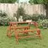 vidaXL Picknicktisch mit Bänken 2-in-1 Massivholz Tanne (4008992)